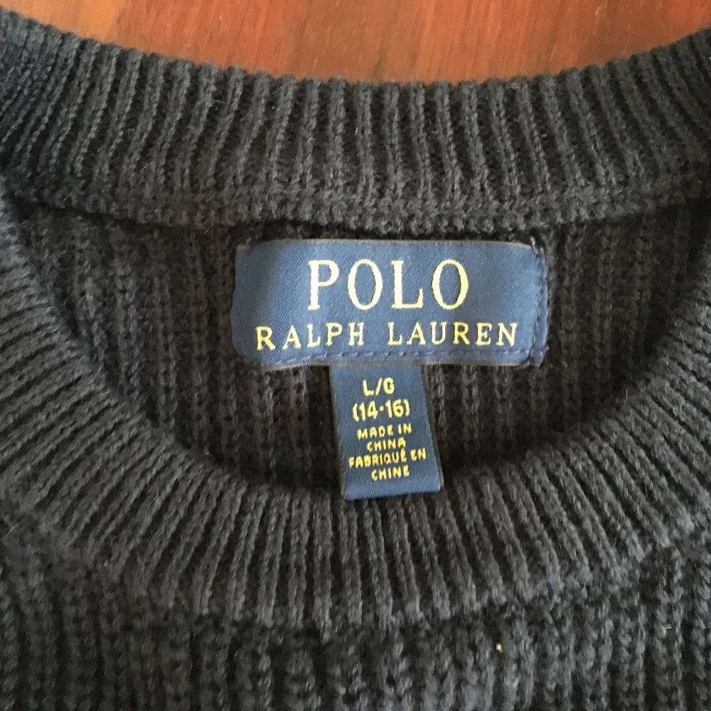 POLO Ralph Lauren Sweater - Boys Size L (14-16) - Picture 5 of 8